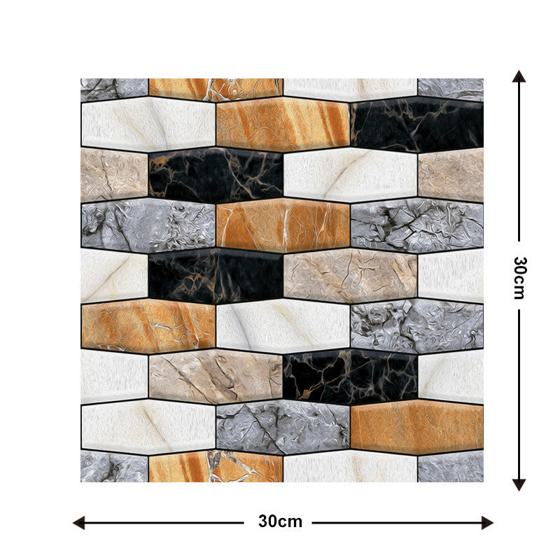 3D Retro Brick Wall Stickers Self-adhesive Three-dimensional Wall Stickers