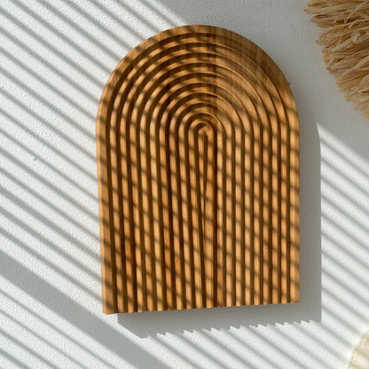 Nordic Straw & Wood Wall Hanging