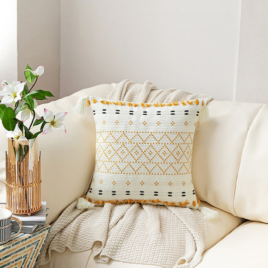 Woven Bloom Pillow