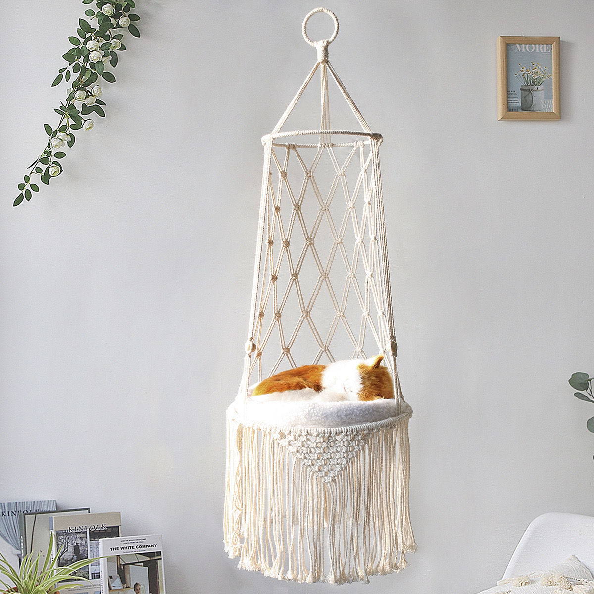 Kivu Macrame Pet Hammock
