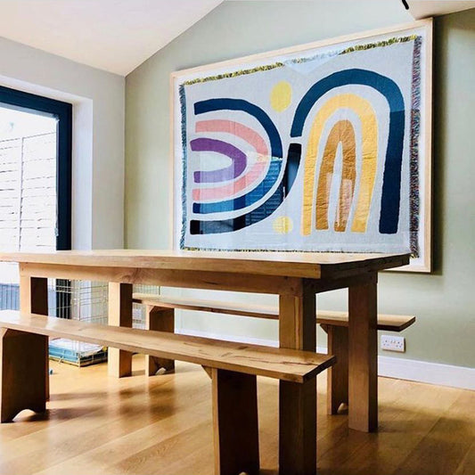 Boho Rainbow Throw