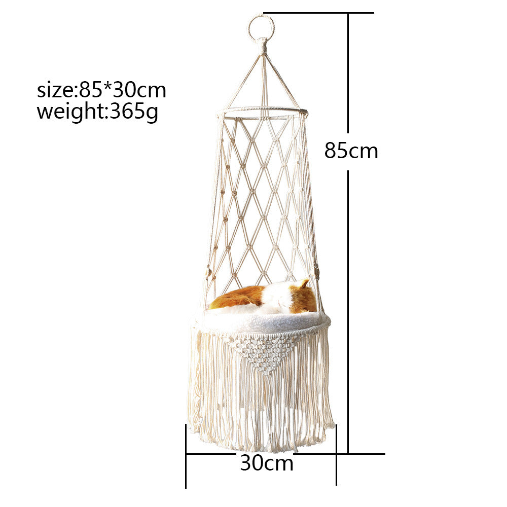 Kivu Macrame Pet Hammock